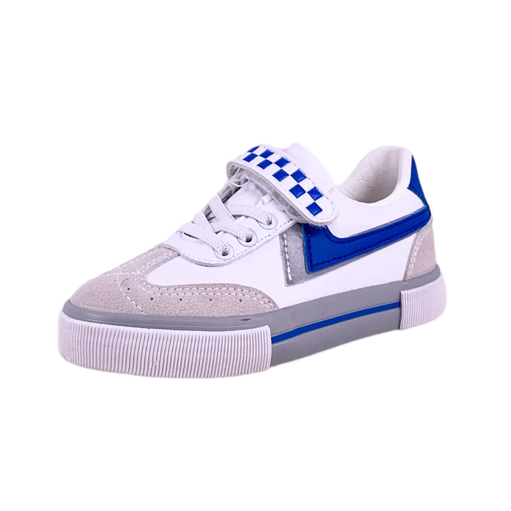 Детски кецове Chippo Kids 33007-1  25-30  Еко кожа  Бял Син