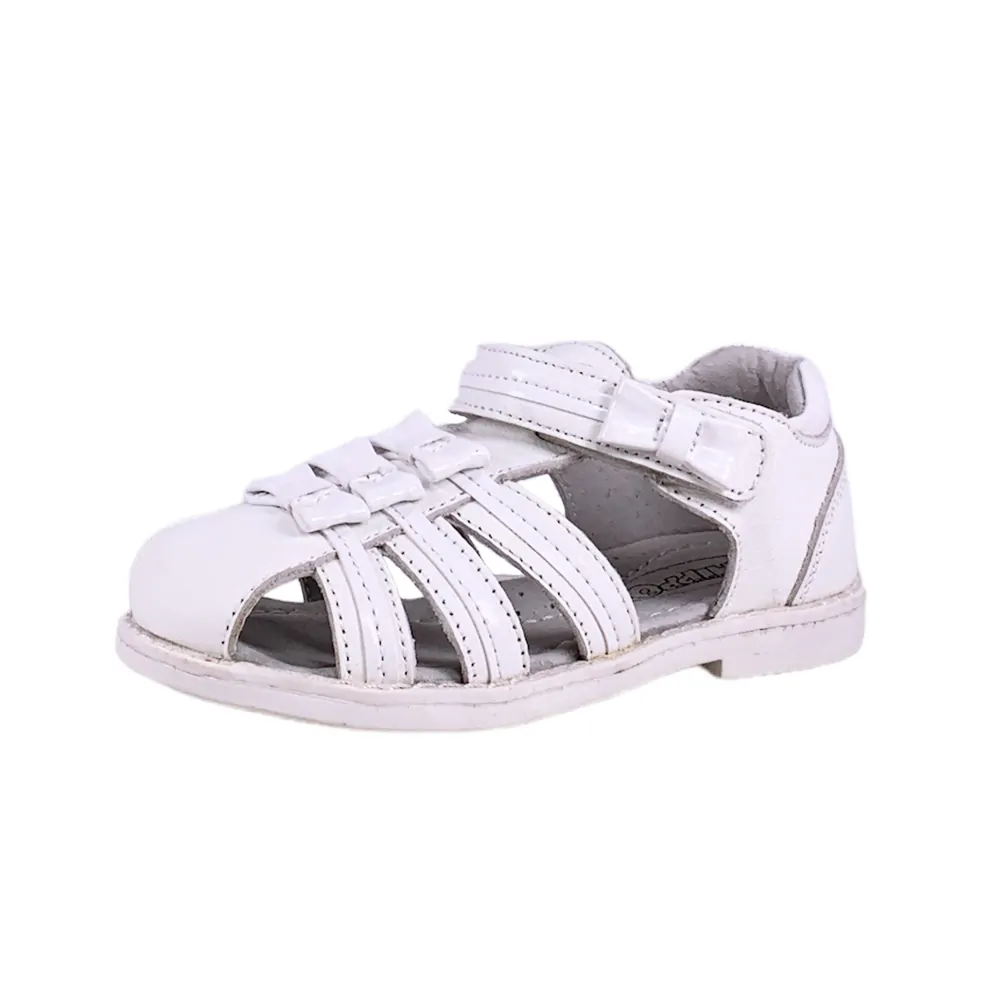 Детски сандали Chippo Kids 928883-1  С панделки  Естествена кожа  Бял