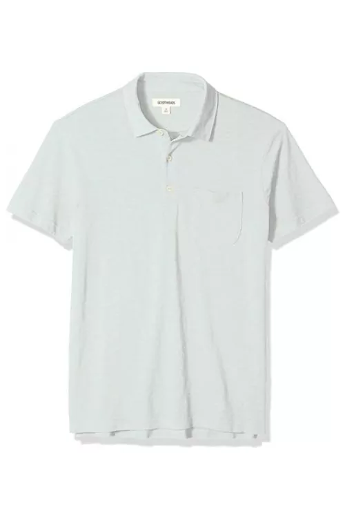Мъжка поло тениска JUP Goodthreads AZ13749-0859322  Памучна  Светлосин  S