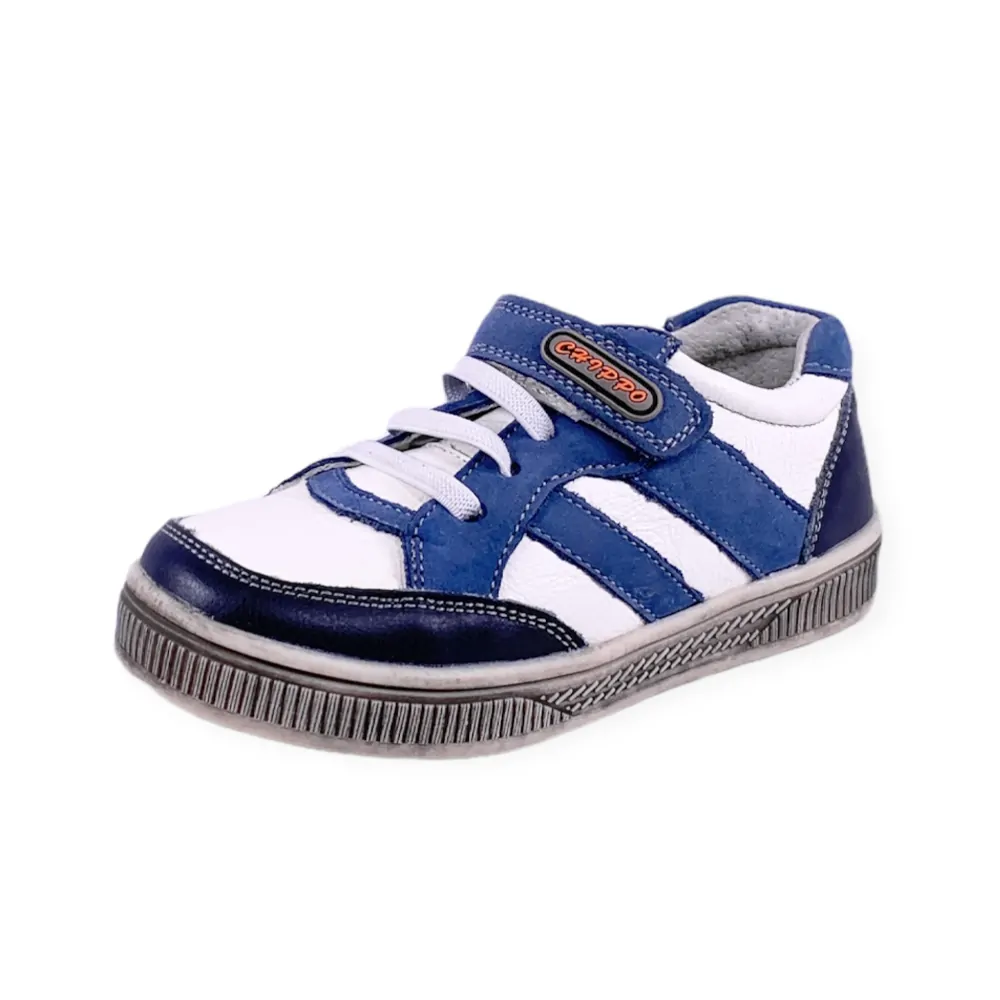 Детски обувки Chippo Kids 712860-2 15-377  25-30  Естествена кожа  Бял Син  30 EU  18 см