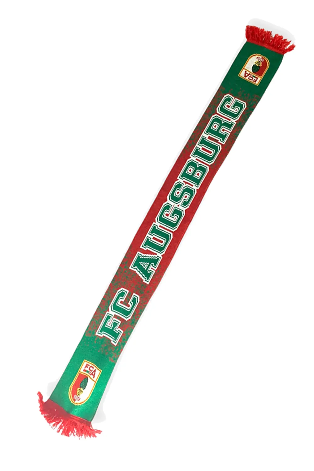 Плетен фен шал FC Augsburg 0155802 10-490  164x17 5 см  Червен Зелен