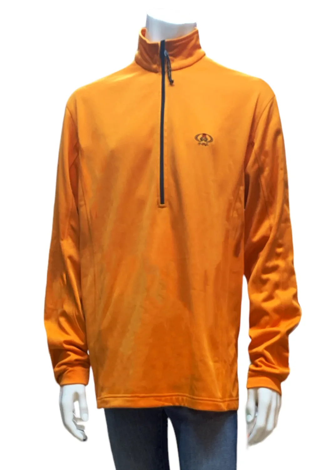 Мъжко спортно горнище Maul Oslo Midlayer Longsleeve 1 4 zip 4452400-B 10-500  1 4 цип  Дълъг ръкав  XXL  Оранжев