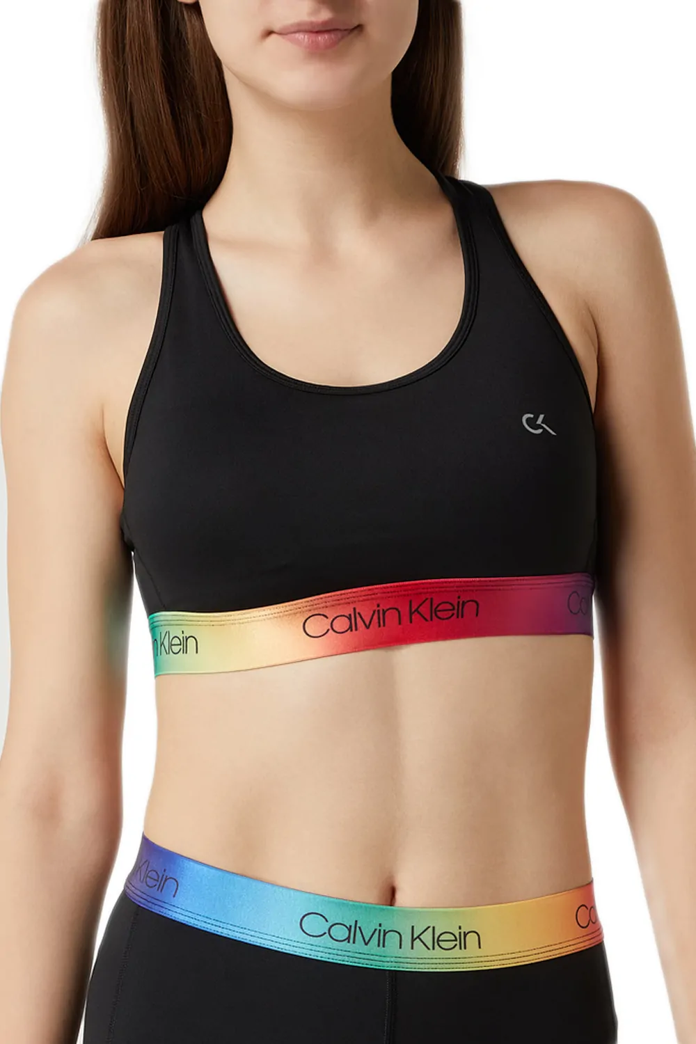 Дамски спортен сутиен Calvin Klein Performance GWT119007 4182481 10-510  Подплънки  S  Черен