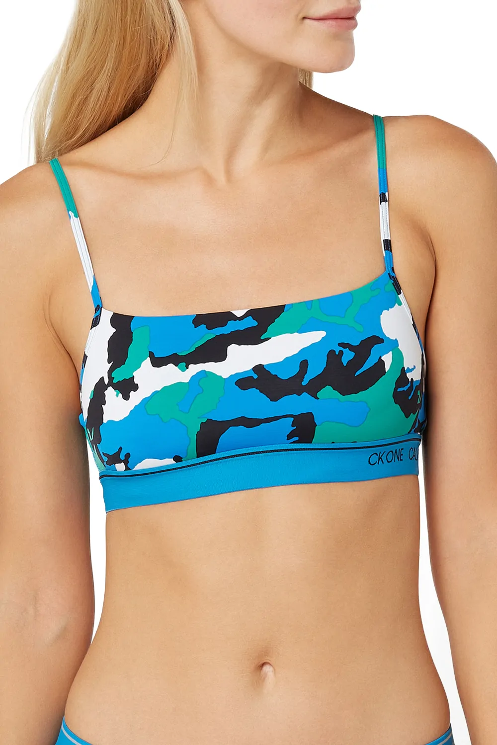 Дамски сутиен бралет Calvin Klein Underwear F5737-BL 10-512  Без подплънки  Син