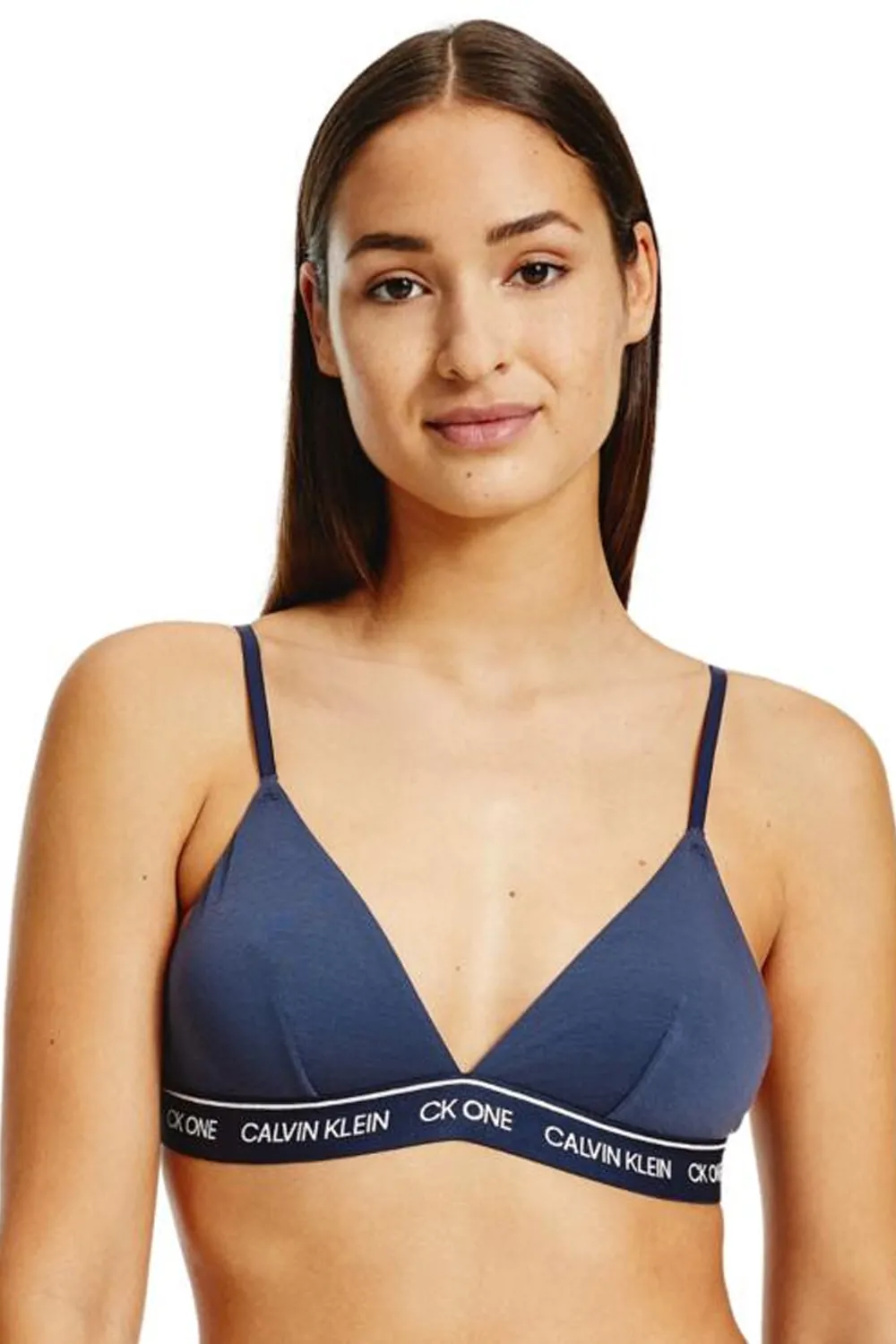 Дамски сутиен Calvin Klein Ck One  F6501-NV 10-507  Меки чашки  Тъмносин