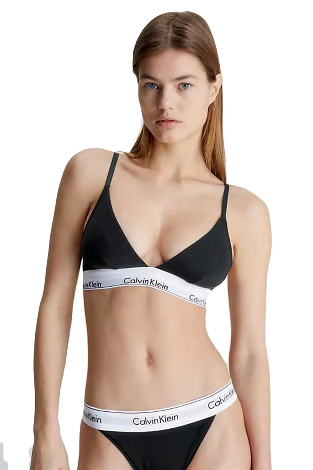 Дамски сутиен Calvin Klein Modern Cotton F1061-BK-XS 10-507  Меки чашки  Памук  XS  Черен