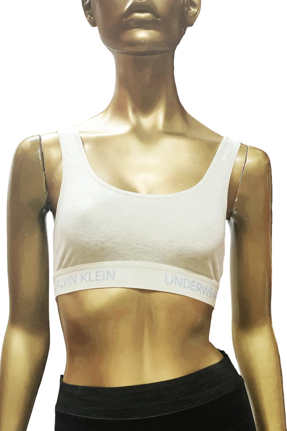 Дамски сутиен Calvin Klein Underwear F4918-GR-M-A 10-510  Меки чашки  Памук  L  Сив