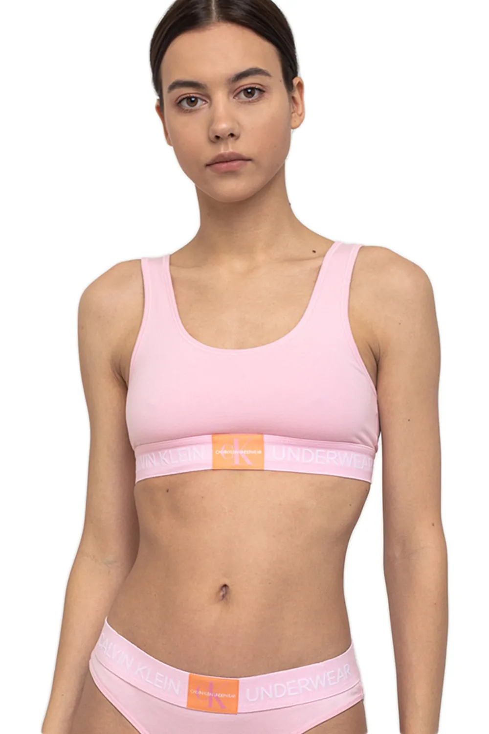Дамски сутиен Calvin Klein Underwear F4918-PK-S 10-510  Меки чашки  Памук  S  Розов