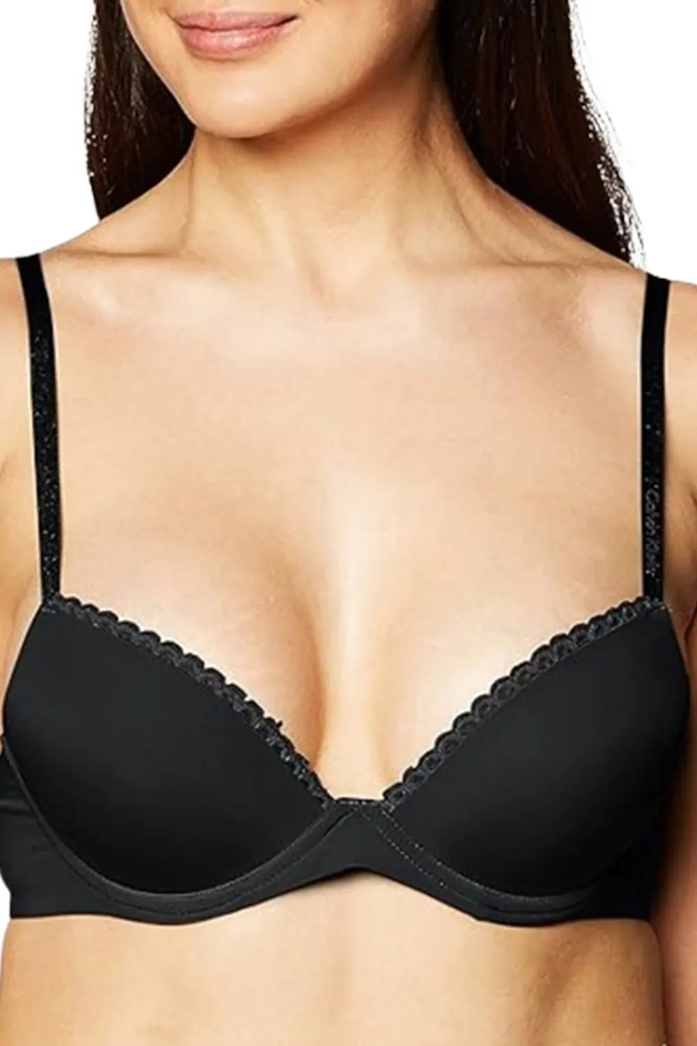 Сутиен Calvin Klein F2892-BK-70C 31-22  Подплатен  Push-Up ефект  70C  Черен