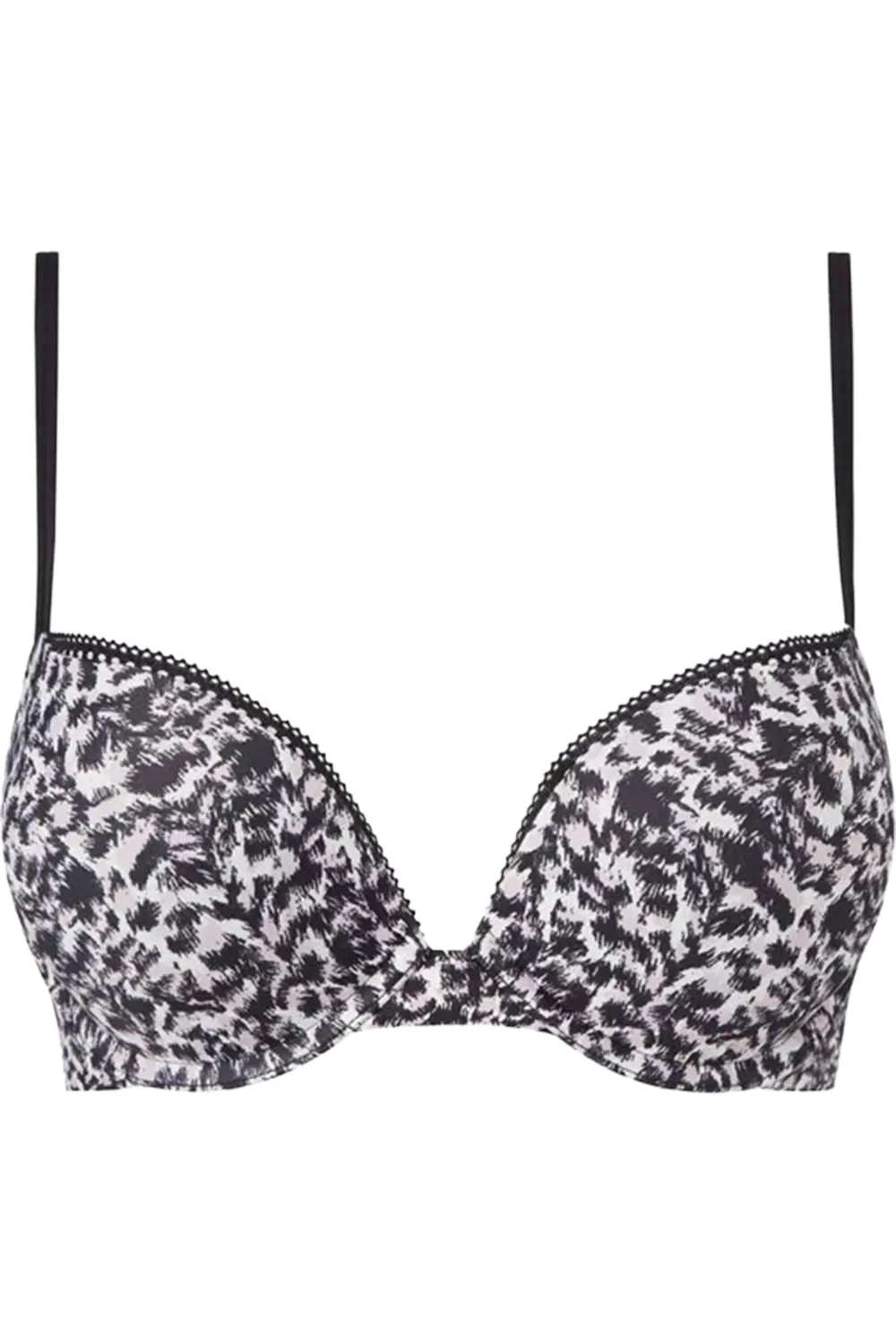 Сутиен Calvin Klein F4083-BKPK-75D 31-22  Подплатени  Push-Up ефект  75D  Черен Бял