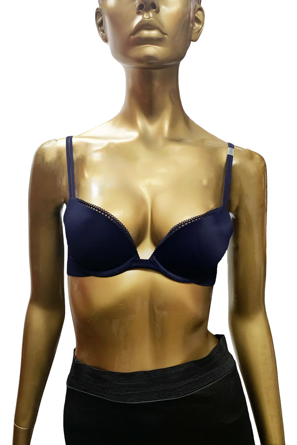 Сутиен Calvin Klein F4083-NV-75D 31-22  Подплатени  Push-Up ефект  75D  Тъмносин