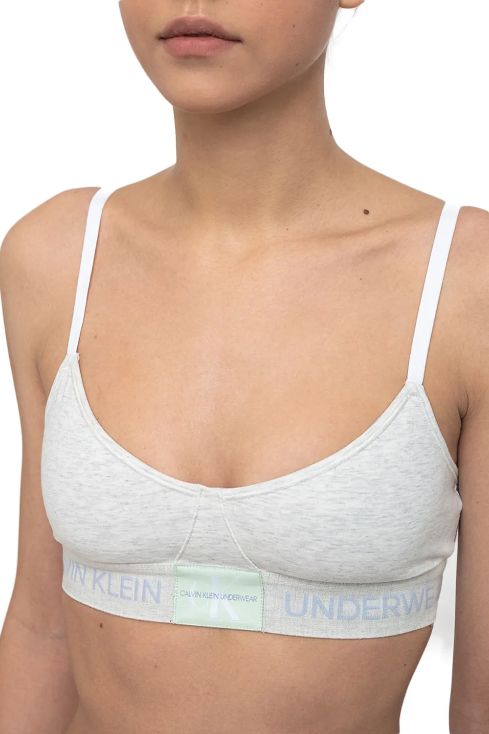Дамски сутиен бралет Calvin Klein Underwear 880528 10-511  Без подплънки  Памук  Сив