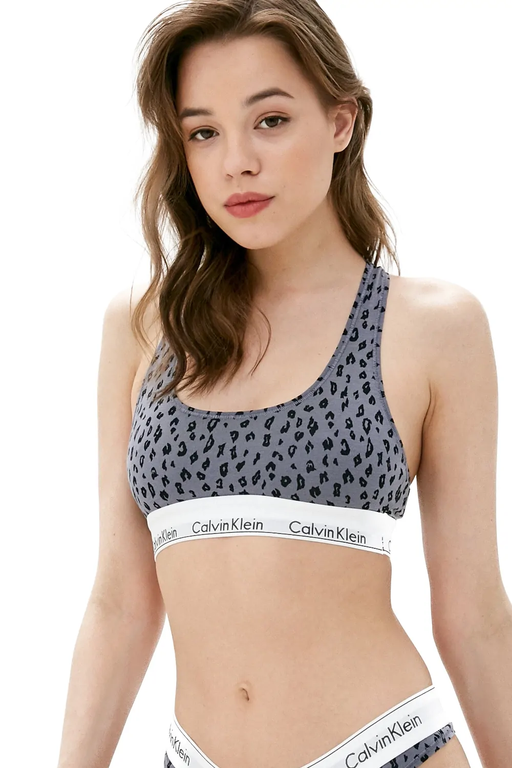 Дамски сутиен Calvin Klein Modern Cotton F3785 3949993 10-516  Неподплатени чашки  Памук  S  Сив