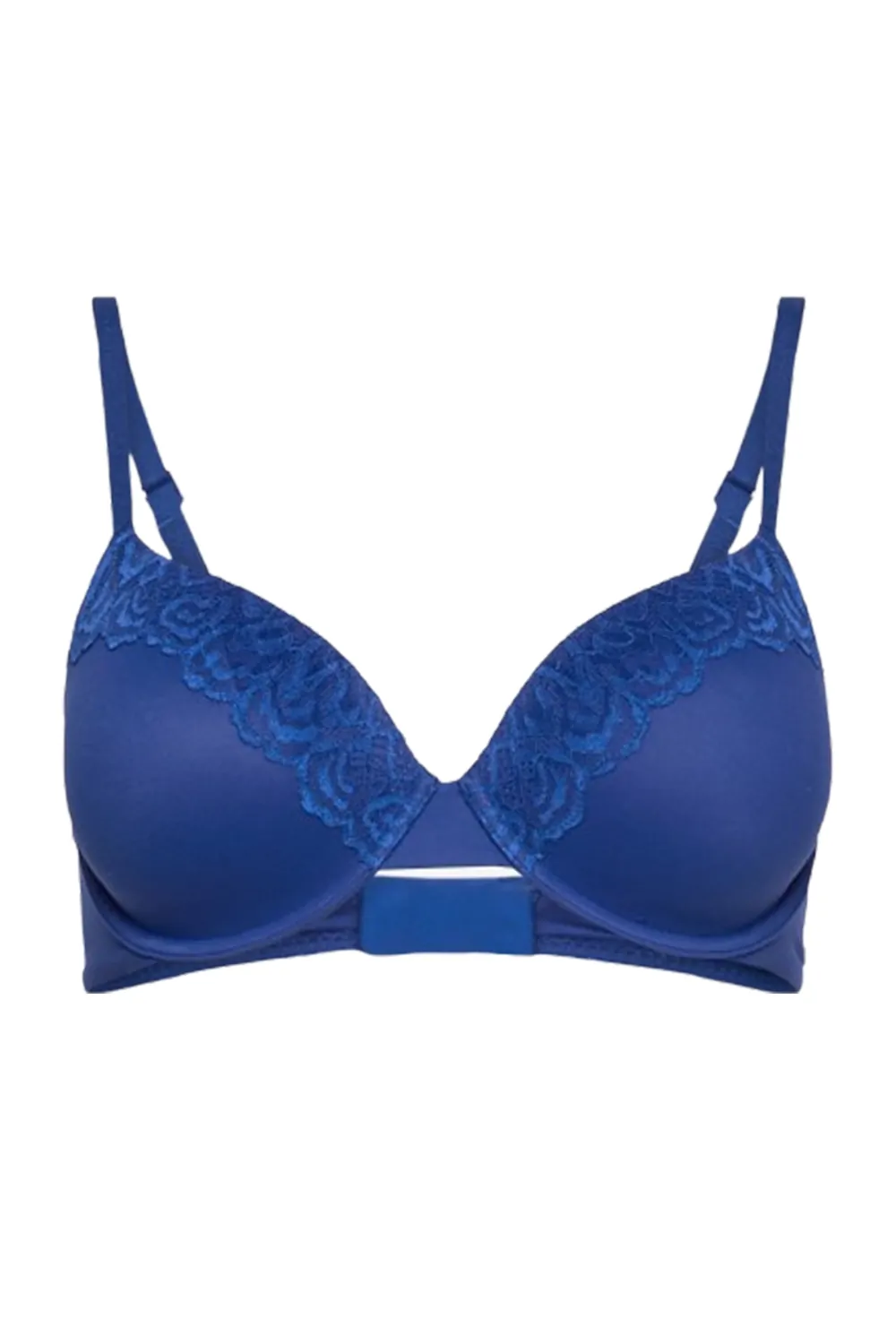 Сутиен Calvin Klein F6084-BLU-80E 31-22  Дантелени детайли  80E  Син