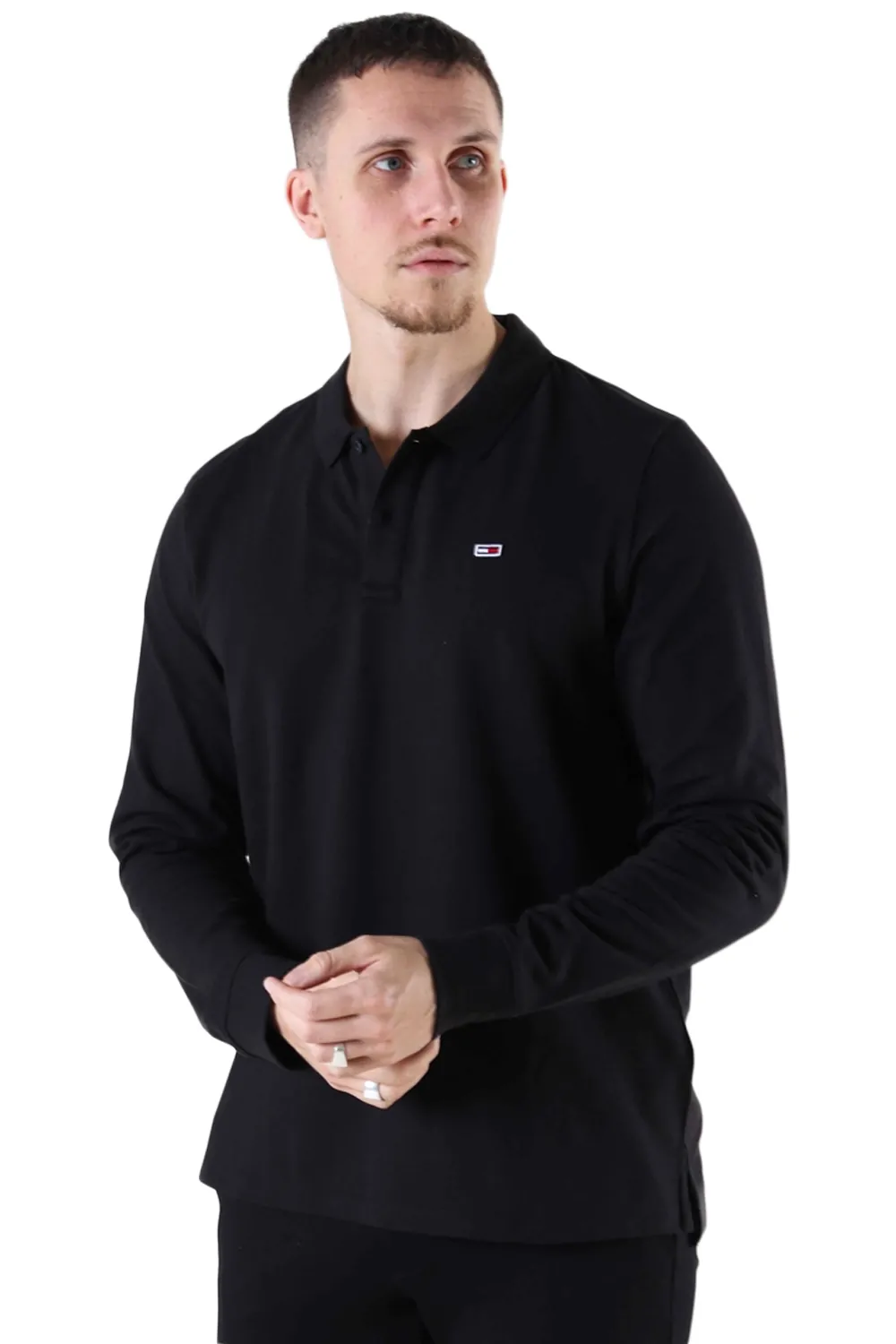 Мъжка блуза Tommy Jeans 5918756 10-498  Дълъг ръкав  Памук  М  Черен