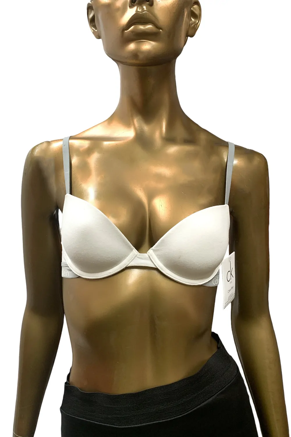 Сутиен Calvin Klein F1366-WT-75B 10-517  Памук  Презрамки с три стила на носене  75B  Бял