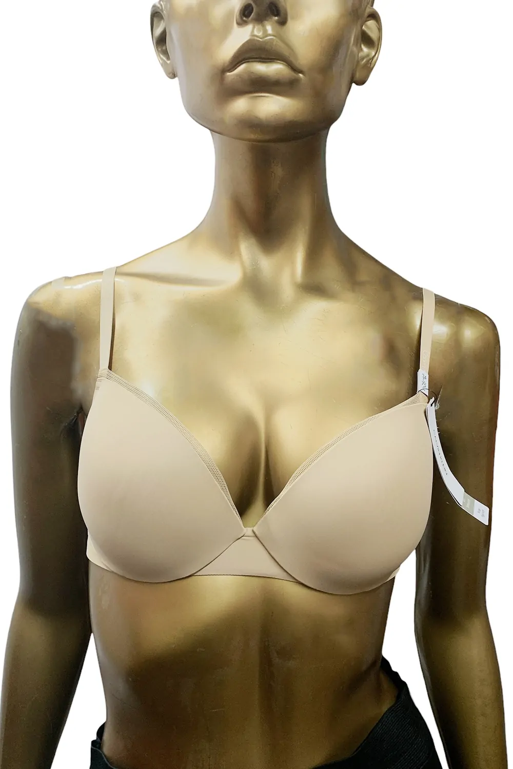 Сутиен Calvin Klein F1738-BE-75C 10-517  Подплатен  Push up ефект  75C  Бежов