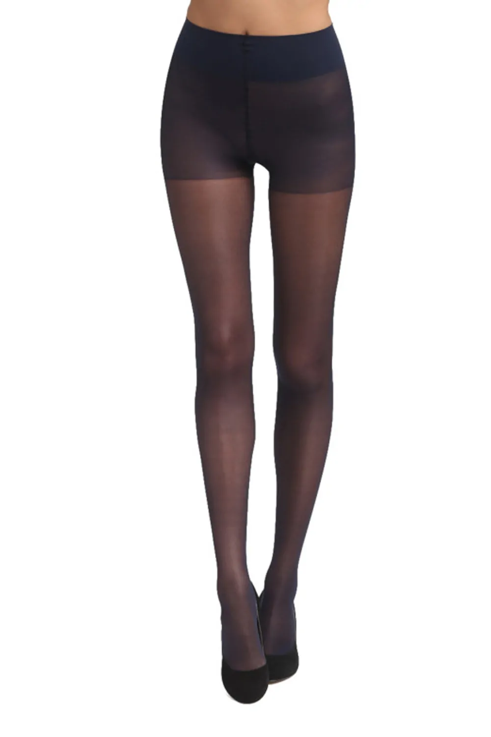 Комплект чорапогащници Dim 2615716 8865-6  2 броя  25 den  Прозрачни  One size  Черен