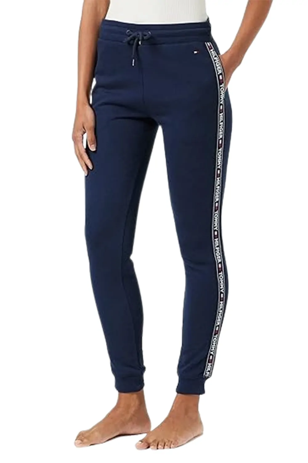 Дамско спортно долнище Tommy Hilfiger Track Pant Hwk Joggers 7658194 10-52  Памук  L  Тъмносин