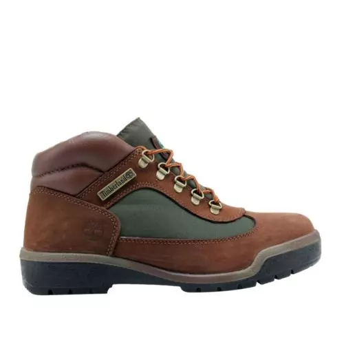 Мъжки водоустойчиви обувки Timberland, 10025-44, естествена кожа-набук, Кафяв/Зелен,  Размер 44