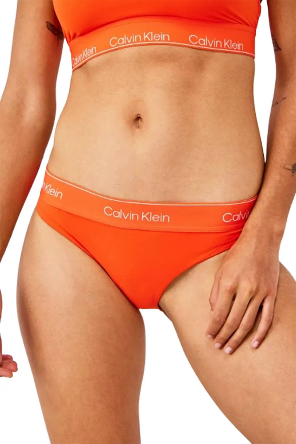 Дамски бикини Calvin Klein F1671  Неоново Оранжево