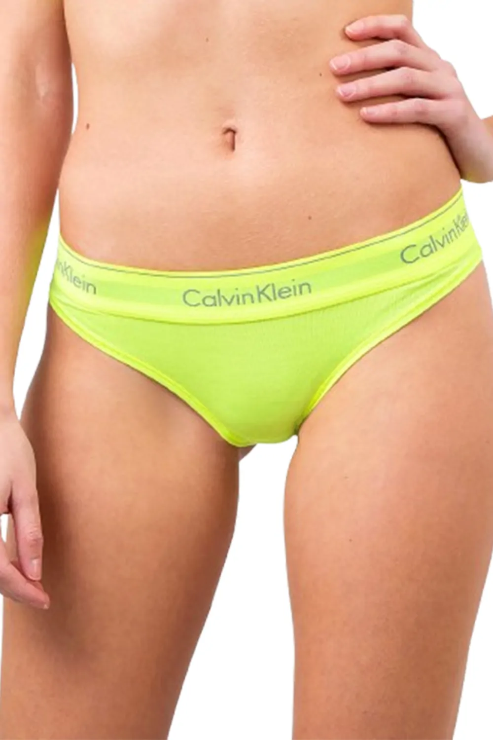 Дамски бикини Calvin Klein F1671  Неоново Жълто