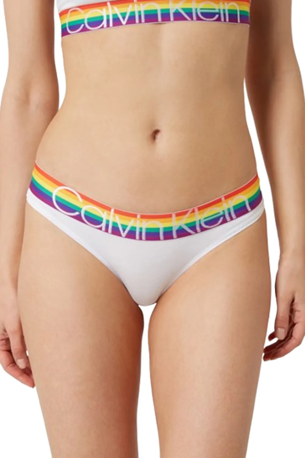 Дамски бикини Calvin Klein Modern Cotton Pride F6011-WT-XS 90-8  Памук  XS  Бял