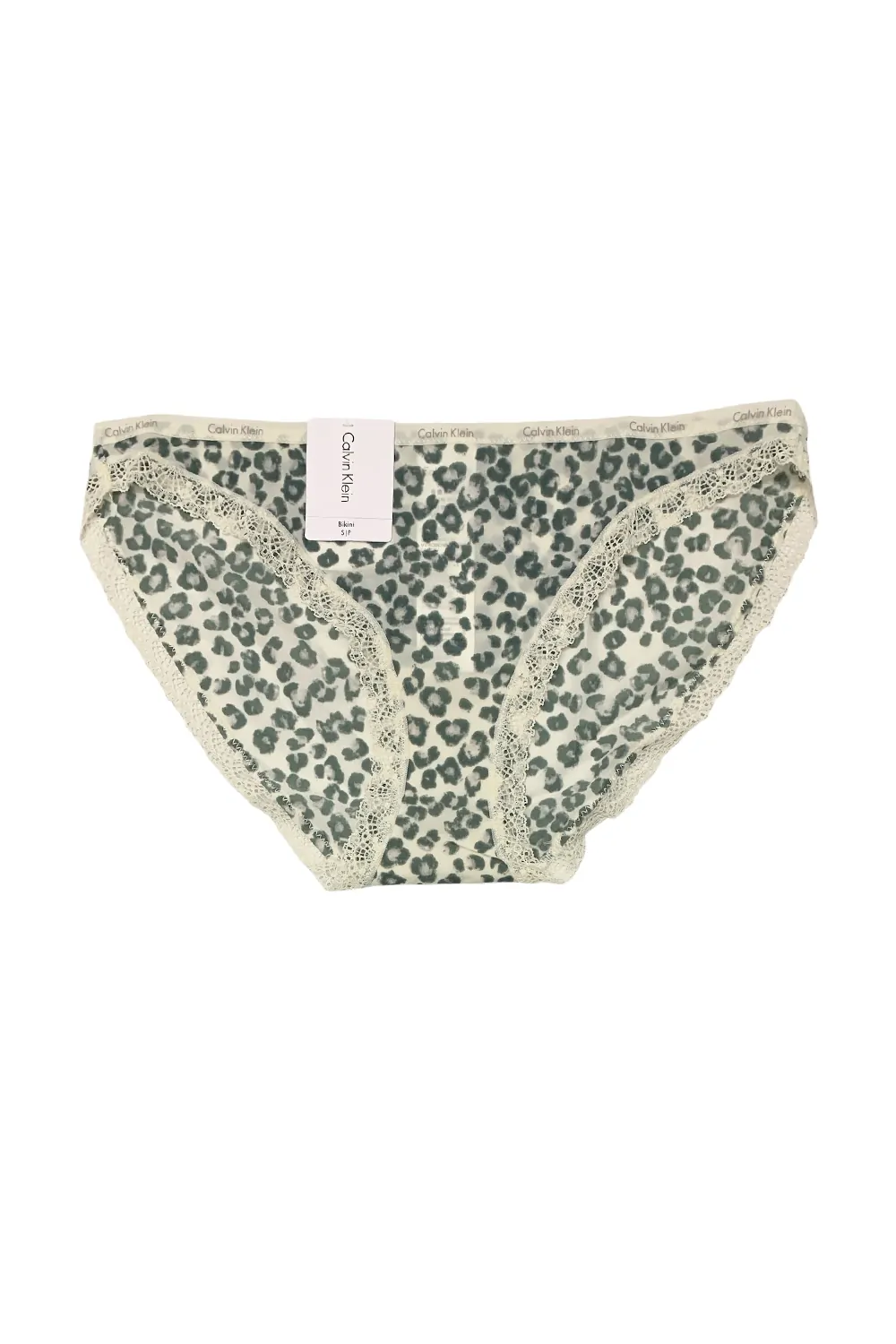 Дамски бикини Calvin Klein D3447  Слонова кост Зелен
