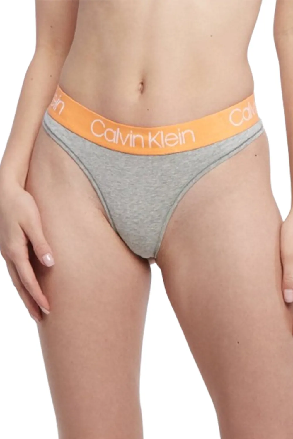 Дамски прашки Calvin Klein D3751-GROR-S 90-12  Памук  S  Сив Оранжев