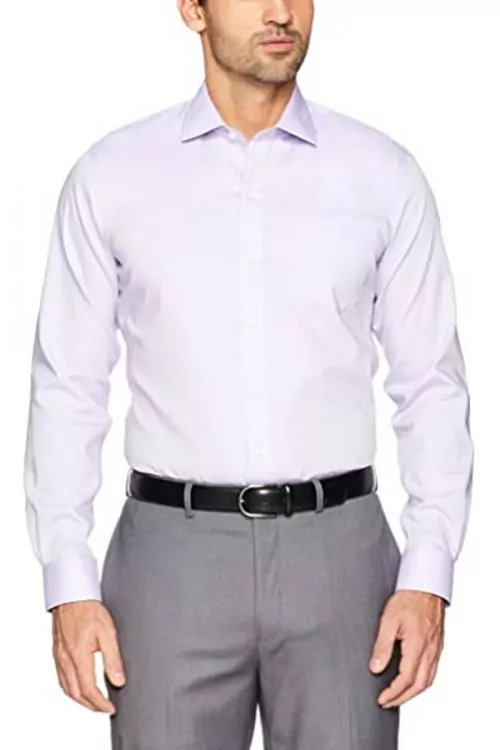 Мъжка риза Buttoned Down 1178074-AZ14496, Slim Fit, Памук, Светлолилав, Яка 15.5", M