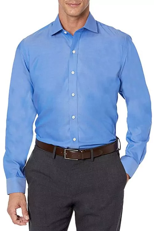 Мъжка риза Buttoned Down 1207484-A14783   Slim  Памук  Френско син  Яка 16 quot   L