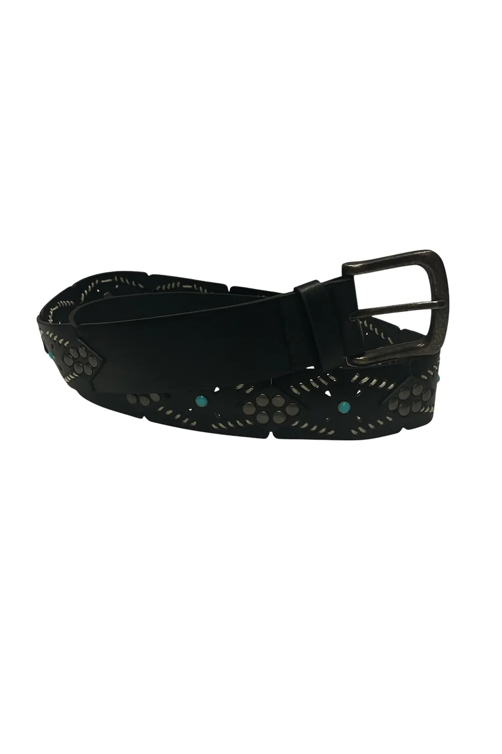 Дамски колан ETAM BT Kimmy 477142-BK-95 90-32  Геометрични форми  95 см  Широчина 4см  Черен