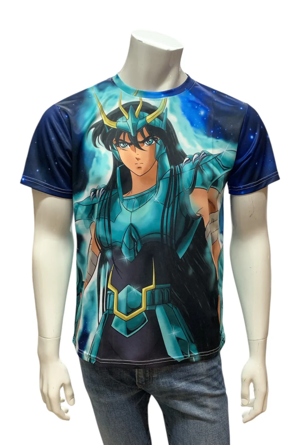 Мъжка тениска JUP 7029933 90-39  Saint Seiya Harajuku   3D принт  Лека и дишаща материя  S  Многоцветен