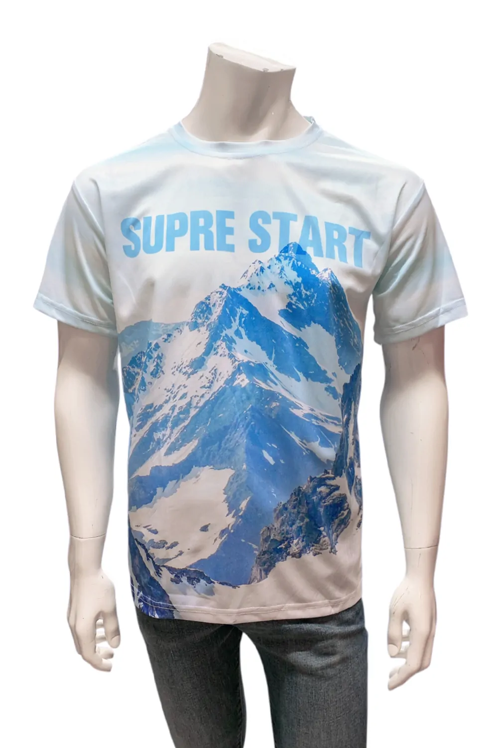 Мъжка тениска JUP 3442950 90-39  Mountain Super Star  3D принт  Лека и дишаща материя  XL  Многоцветен