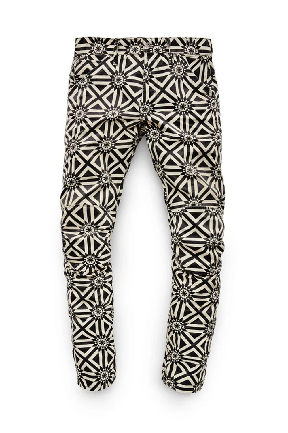 Дамски панталони G-Star RAW 5622 3D MID BOYFRIEND 611  Средна талия  Regular fit  Памук  4 джоба  Черен Бежов