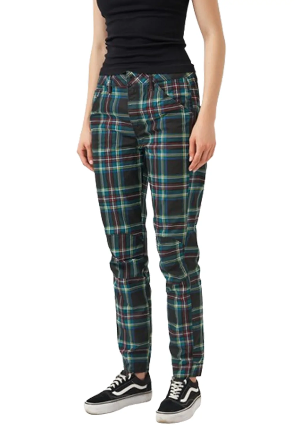 Дамски панталони G-Star RAW 5622 3D MID BOYFRIEND 7311  Средна талия  Regular fit  Памук  Каре  4 джоба  Зелен