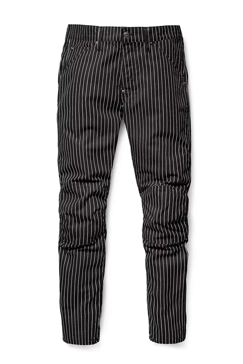 Дамски панталони G-Star RAW Elwood X25 3D Boyfriend 6106715 16113-8  Pharrell Williams Wabash Stripe Print  Памук  W26-L34  Черен