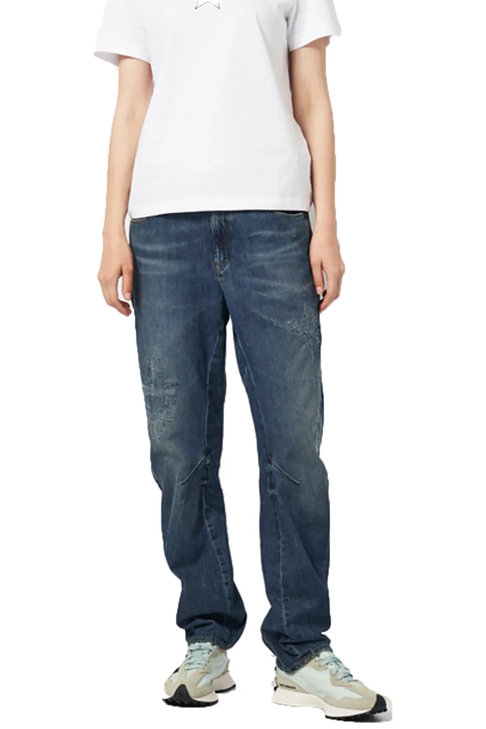 Дамски дънки G-Star RAW ARC 3D Low Boyfriend 9569137 16113‑15, Ниска талия, Леко стеснен крачол, W26-L30, Син