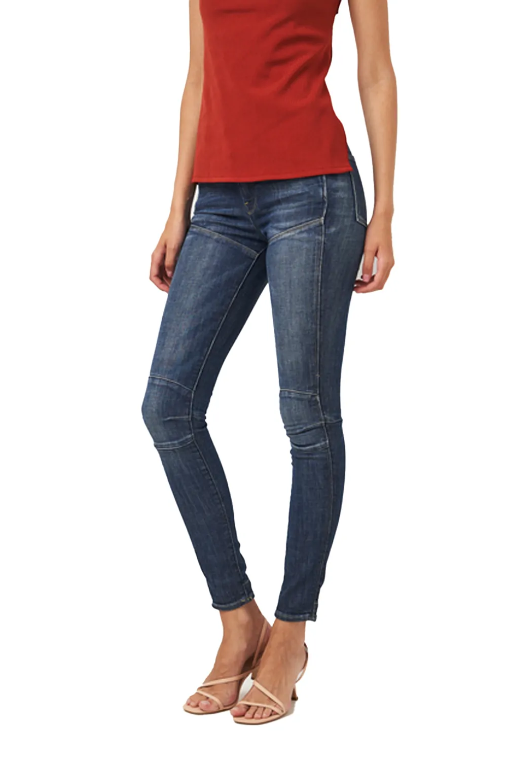 Дамски дънки G‑Star RAW 5620 Ultra High Super Skinny Atis 9932108 16113‑24  Много висока талия  Супер стеснен крачол  W28‑L32  Син