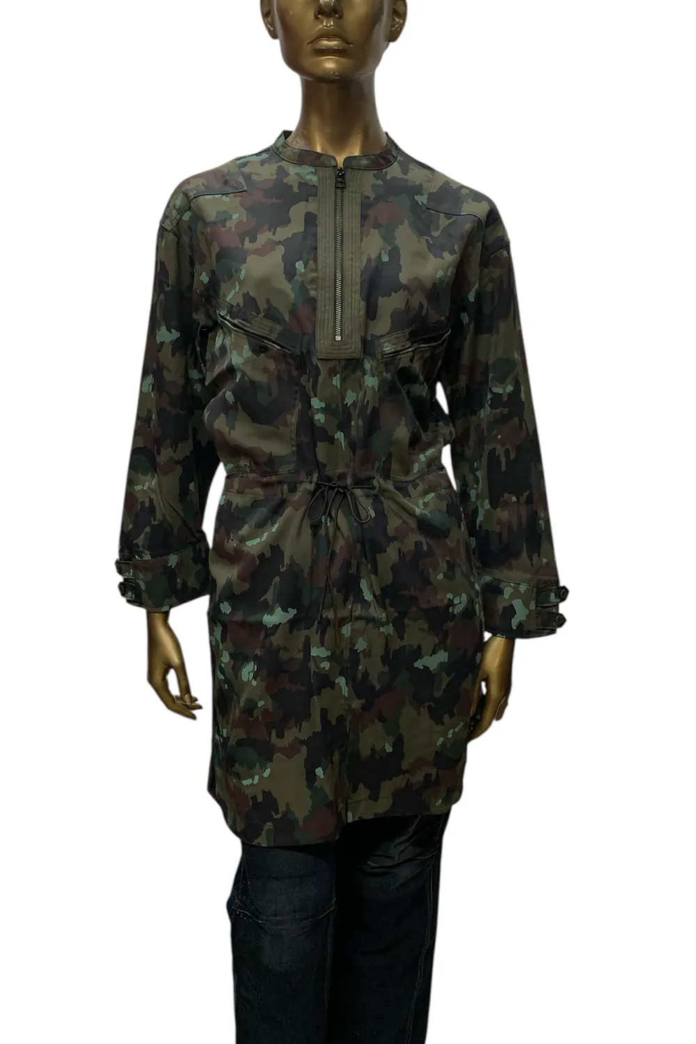 Дамска туника G‑Star RAW Powel Crusader Shirt Dress 4926373 16113‑28 47  Свободна кройка  M  Тъмнозелено