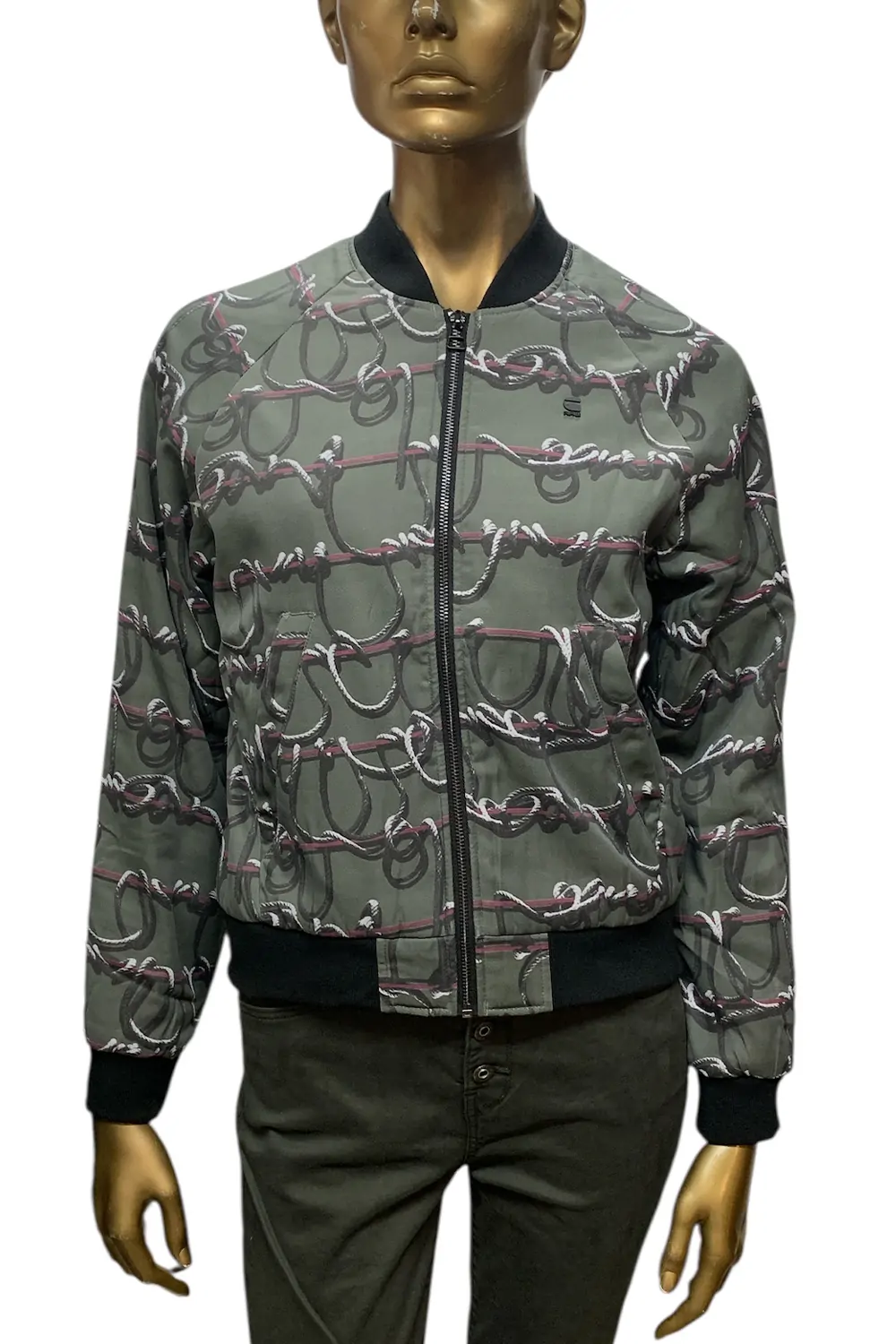 Дамско преходно яке G‑Star RAW Deline PDD BF Bomber 9561719 16113‑28  Тип бомбер  Леко подплатено  S  Сив