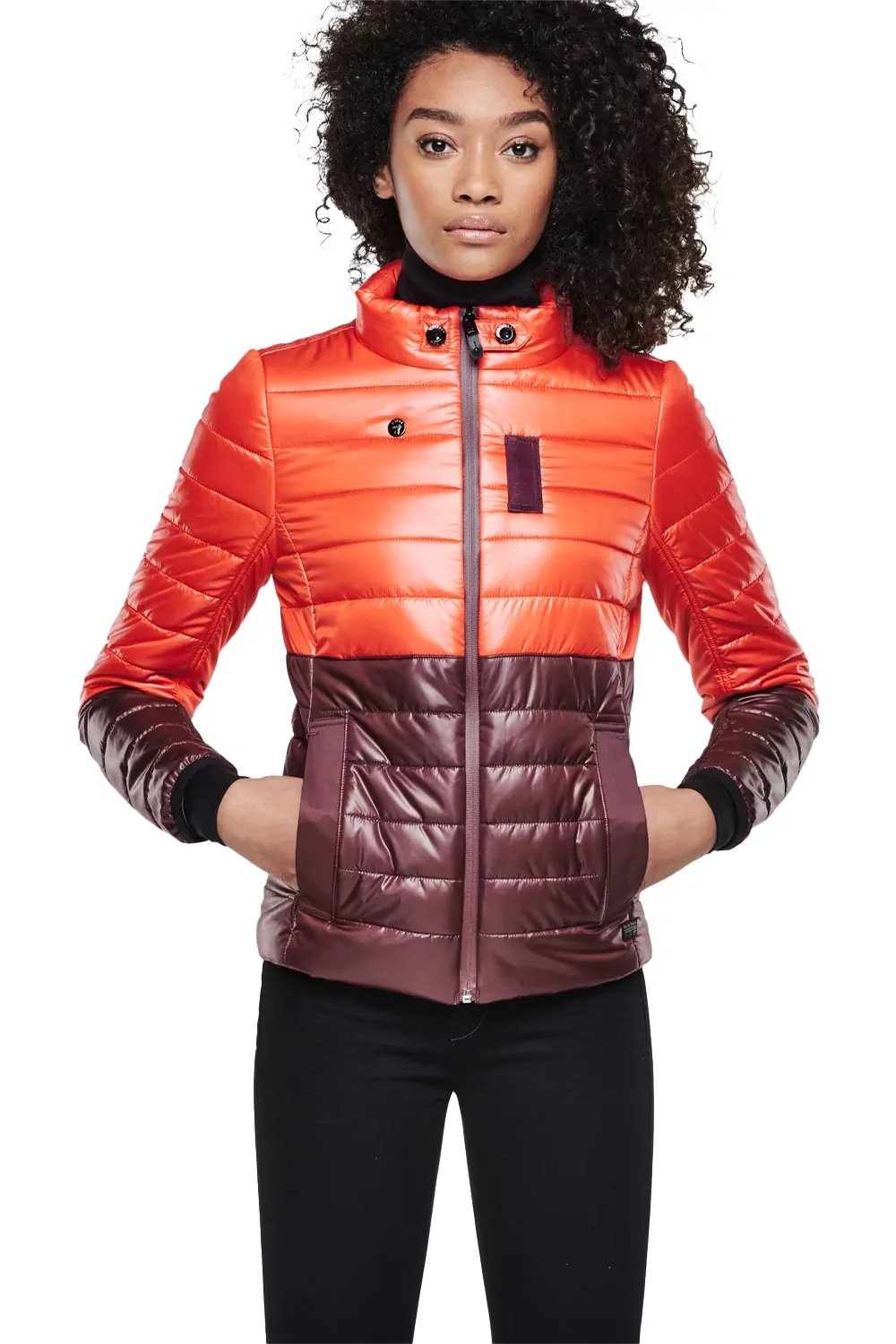 Дамско преходно яке G-Star RAW Blizzard Lightweight 2882239 16113-29  Dark Acid Red  M  Червен Лилав