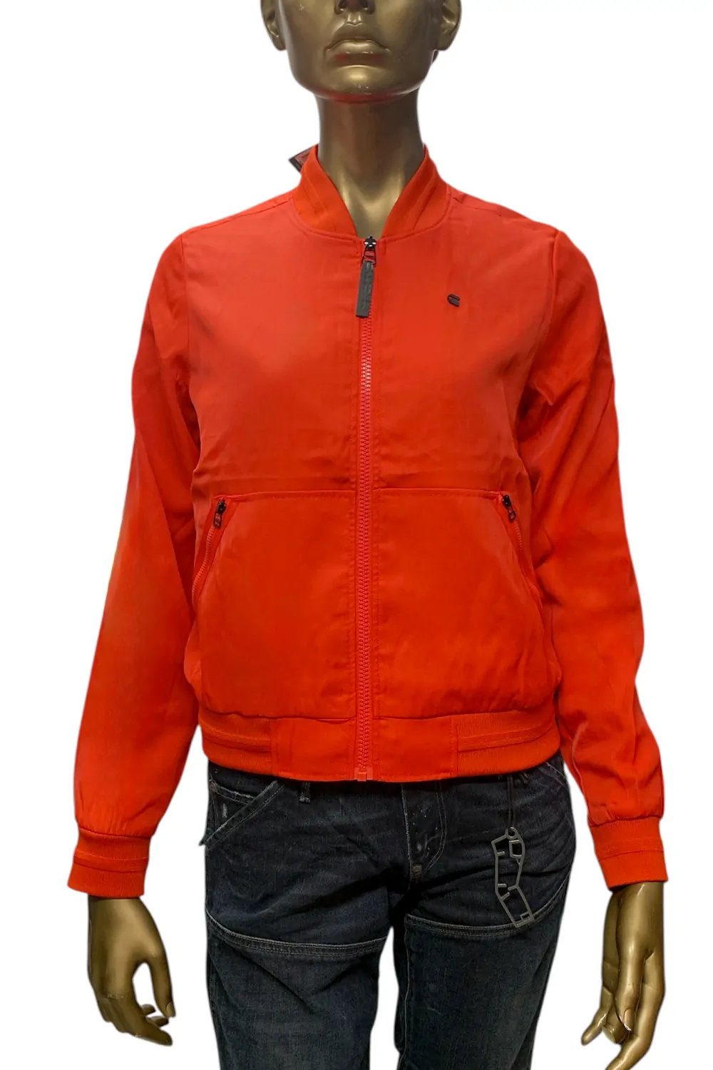Дамско яке G-Star RAW Strett Bomber  Dk Acid Matta Twill  Тънко  Вискоза  Червен