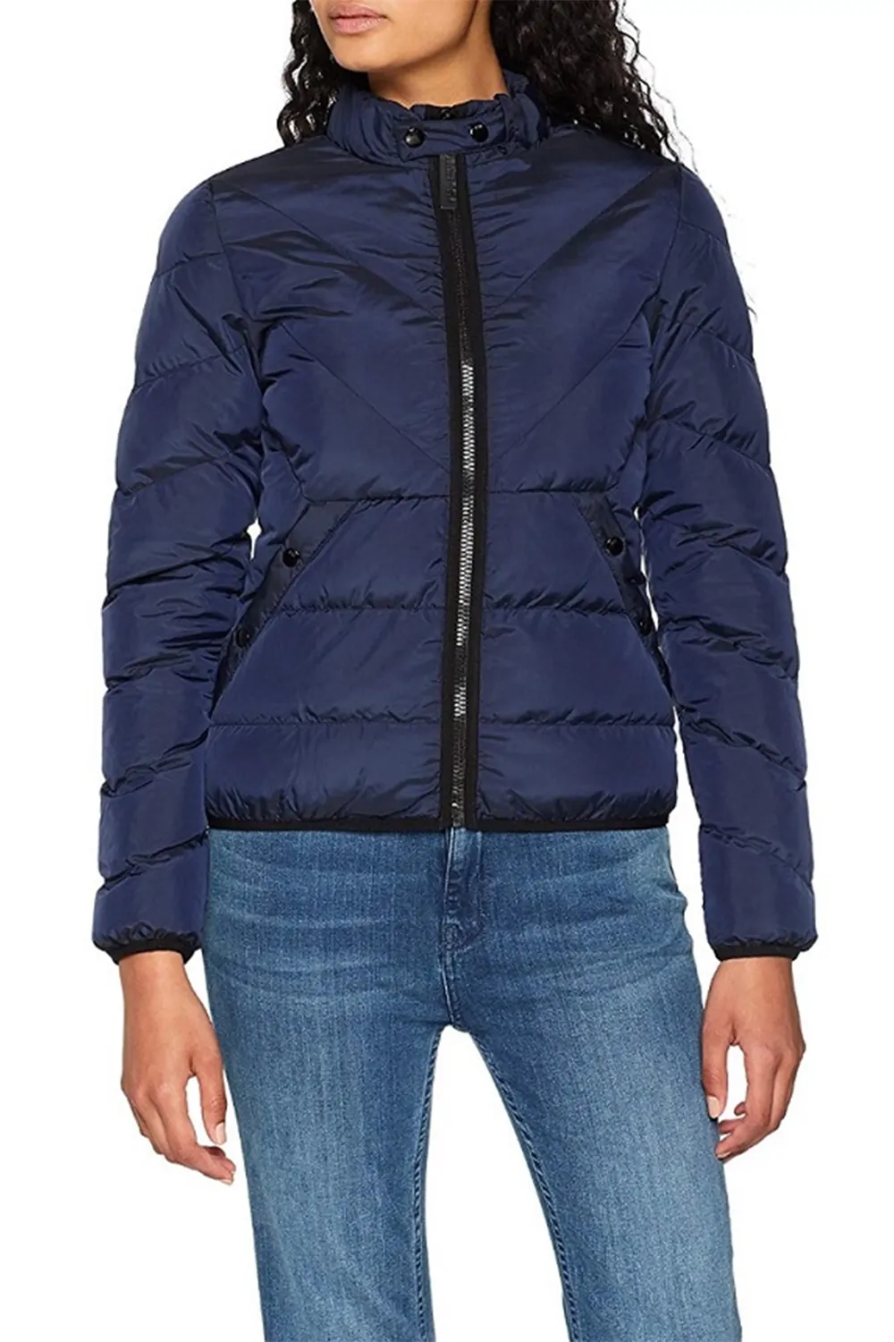 Дамско преходно яке G-Star RAW Strett Quilted 9181627 16113-29  Premium Myrow PES  Sartho Blue  S  Тъмносин