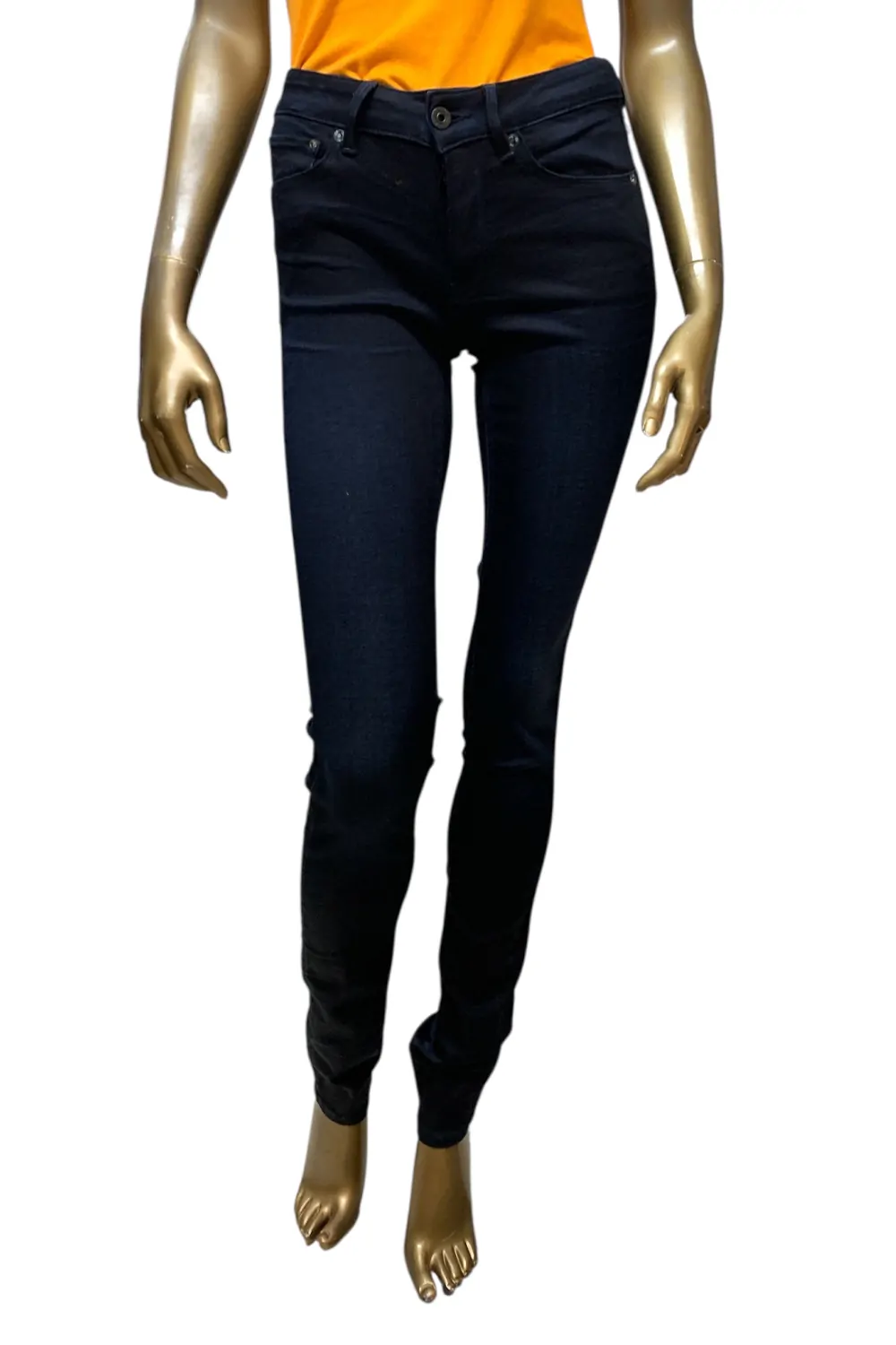 Дамски дънки G‑Star RAW 3301 Low Super Skinny  Тъмносин