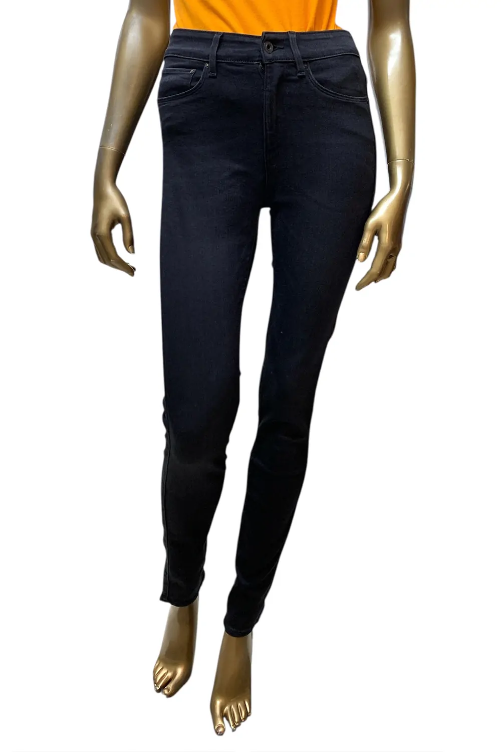 Дамски дънки G‑Star RAW 3301 Ultra High Super Skinny 9562336 16113-33  Много висока талия  Стеснен крачол  W27‑L34  Черен