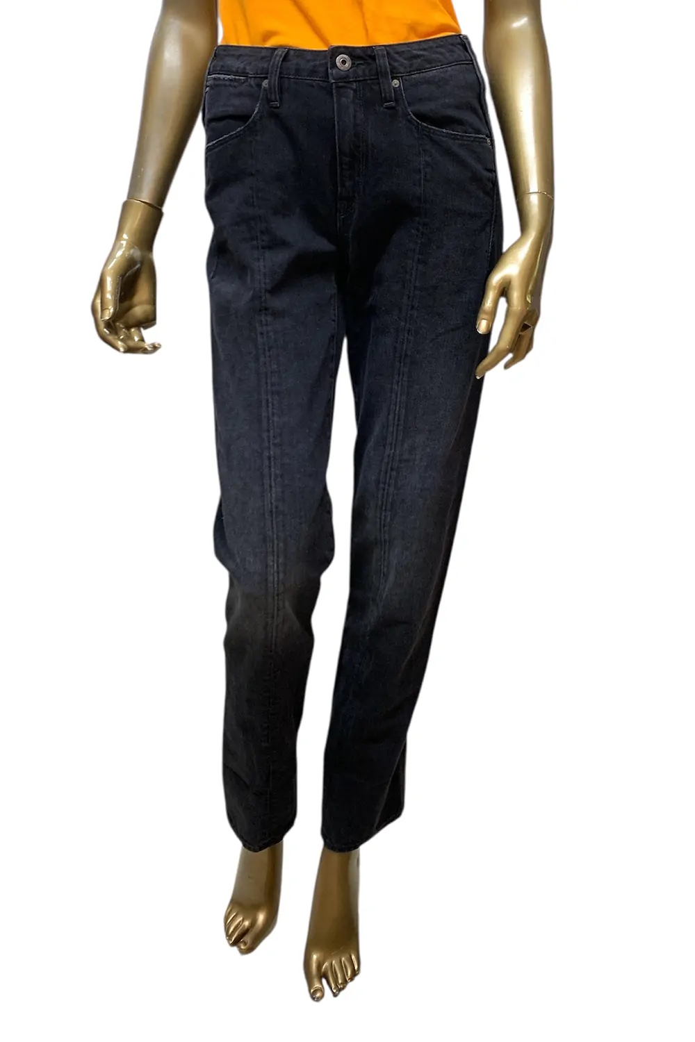 Дамски дънки G‑Star RAW Lanc 3D High Straight 9043581 16113-33  Висока талия  Прав крачол  W27‑L32  Черен