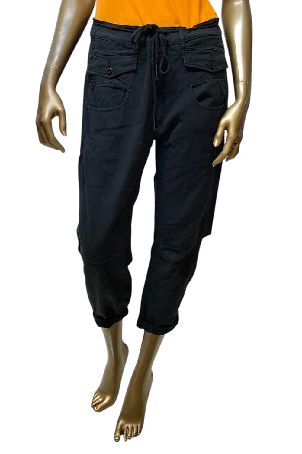Дамски панталон G‑Star RAW Army Radar Loose Tapered 7238332 16113-33  Средна талия  Свободна кройка  W29‑L32  Черен