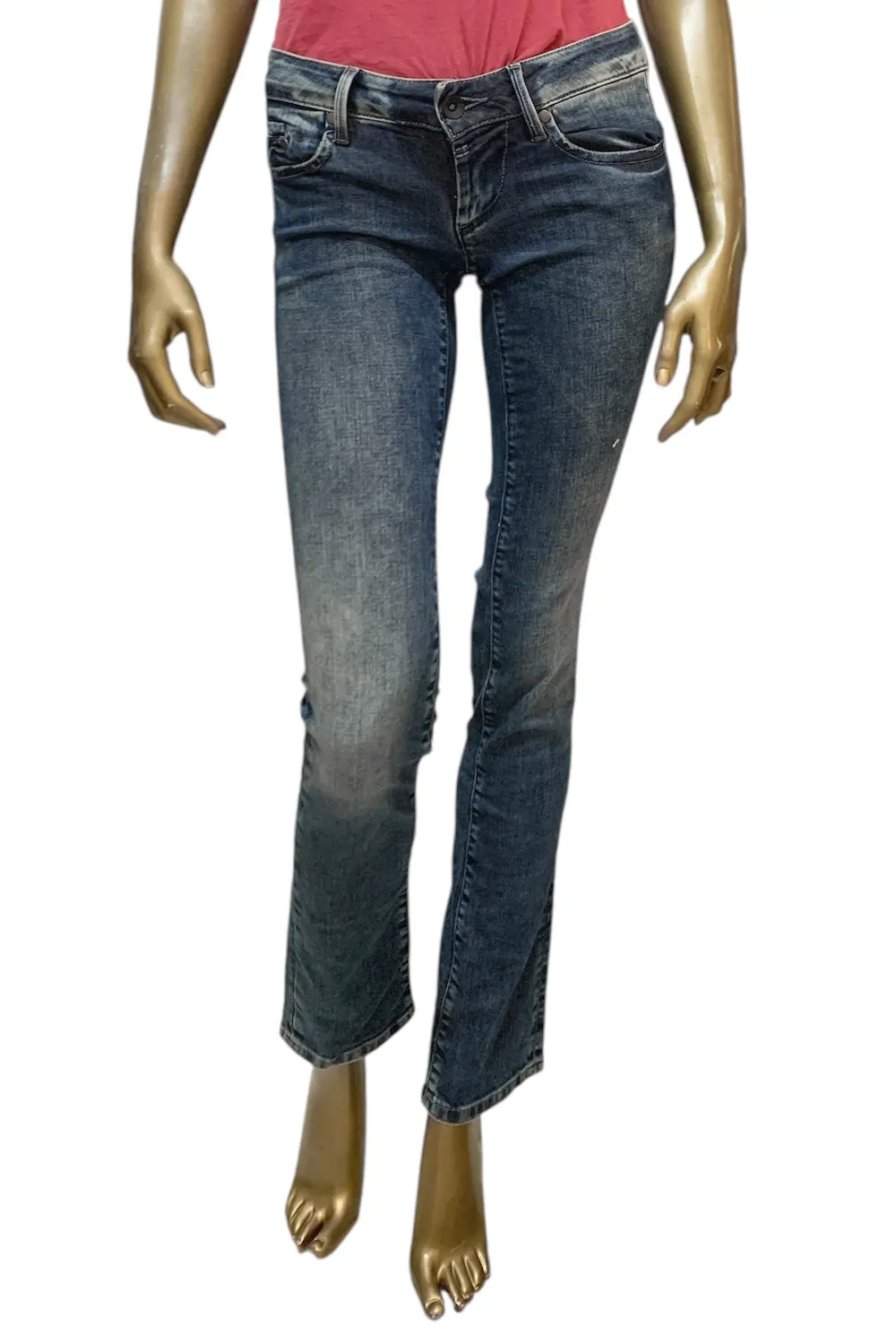 Дамски дънки G‑Star RAW Midge Straight, Син