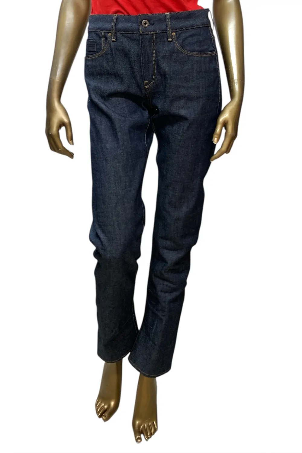 Дамски дънки G‑Star RAW RE US HIGH STRAIGHT 4617846 16113‑41  Висока талия  Прав крачол  W27‑L32  Тъмносин